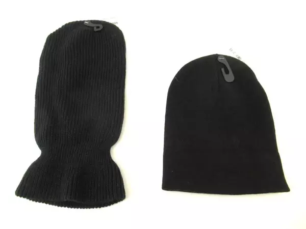 Lot of 2 Men's Winter Beanie Hats & Face Mask - St John's Bay, Athletic Works