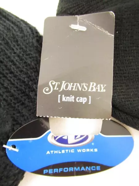 Lot of 2 Men's Winter Beanie Hats & Face Mask - St John's Bay, Athletic Works