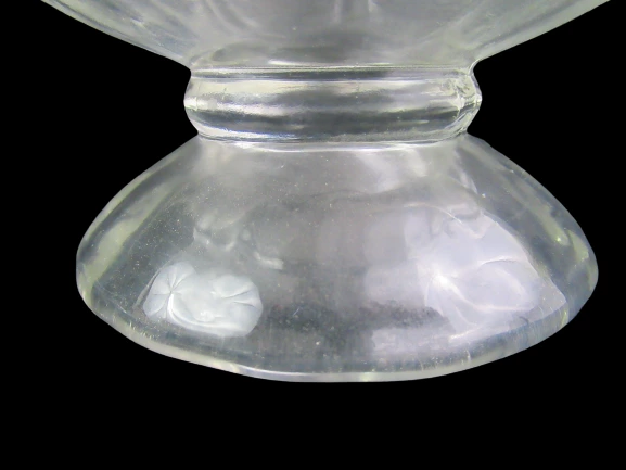 Lot of 3 Vintage Clear Glass Ice Cream Sherbet Dish Bowls Pedestal Panel Design