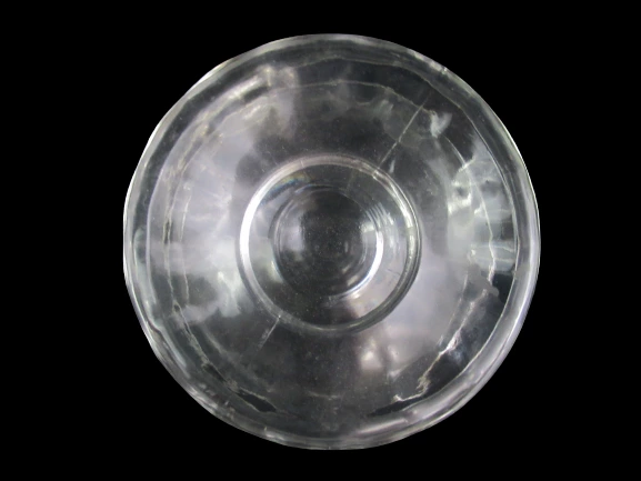 Lot of 3 Vintage Clear Glass Ice Cream Sherbet Dish Bowls Pedestal Panel Design