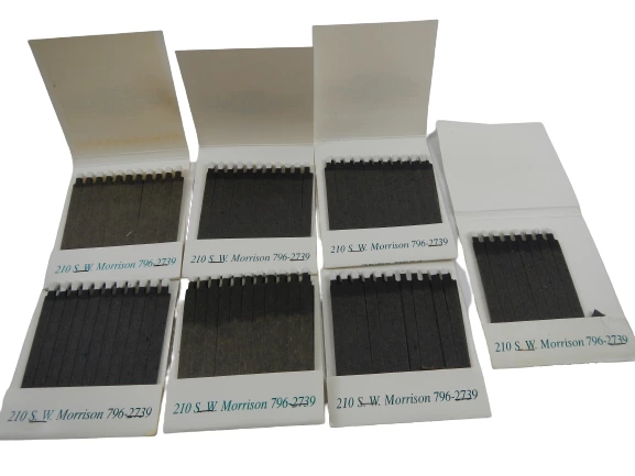 6 Vintage Rock Bottom Brewery Matchbooks Portland OR Collectible Lot