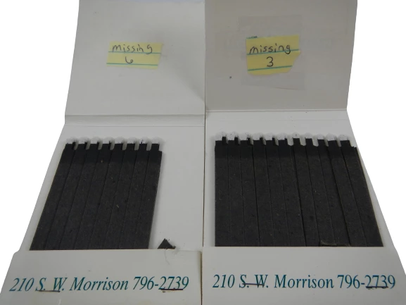 6 Vintage Rock Bottom Brewery Matchbooks Portland OR Collectible Lot