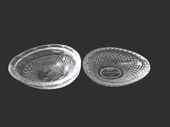 Vintage 1977 Avon Fostoria Crystal Egg Soap Dish Decorative Box Mother’s Day