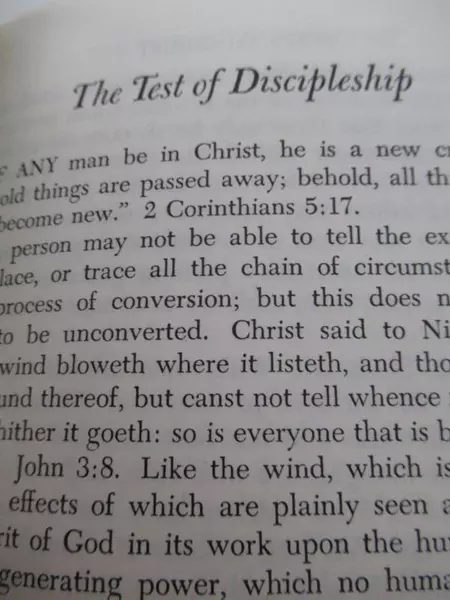 1956 Steps to Christ by Ellen G White Paperback E.G. White