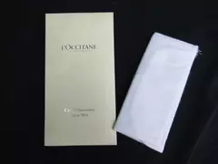 L'Occitane En Provence Shoe Cleaning Mitt White Felt 7"x5.5" Very Good