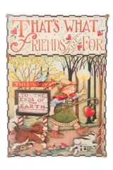 Mary Engelbreit "That's What Friends Are For" Dimensional Decor Plaque