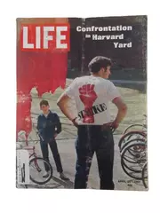 Vintage LIFE Magazine April 25 1969 Harvard Yard Confrontation Collectible
