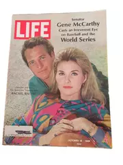 Vintage LIFE Magazine Oct 18 1968 Gene McCarthy Baseball World Series