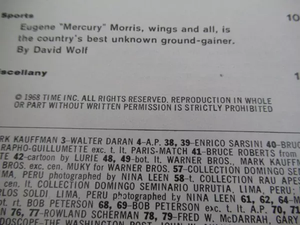 Vintage LIFE Magazine Oct 18 1968 Gene McCarthy Baseball World Series