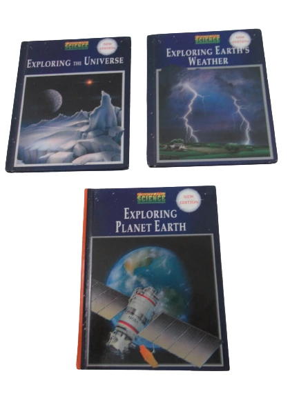 Lot of 3 Prentice Hall Science Explore Earth Universe Weather HC Books