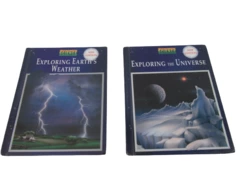 Lot of 2 Prentice Hall Science Books: Exploring Earth's Weather & Universe