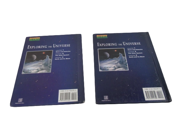 Lot of 2 Prentice Hall Science 2nd Edition HC Exploring the Universe Textbooks