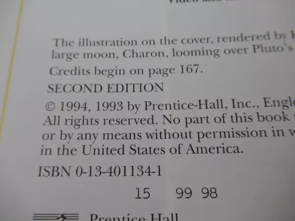 Lot of 2 Prentice Hall Science 2nd Edition HC Exploring the Universe Textbooks