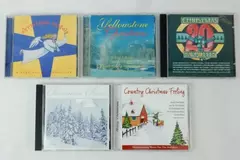 Lot of 5 Christmas CDs: 20 Favorites, Yellowstone, Angels, Country, Choirs