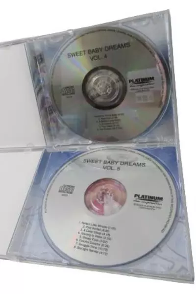 Lot of 2 Sweet Baby Dreams CDs - Songs to Dream By, Platinum Disc 2000