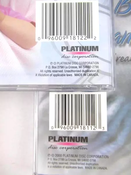 Lot of 2 Sweet Baby Dreams CDs - Songs to Dream By, Platinum Disc 2000