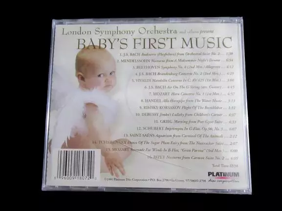 London Symphony Orchestra Baby's First Music CD Sealed 2000 Edition