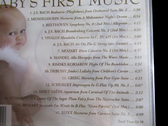 London Symphony Orchestra Baby's First Music CD Sealed 2000 Edition