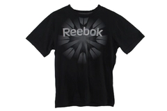Reebok Men's Graphic Tee Shirt Size S Black Short Sleeve Good Condition
