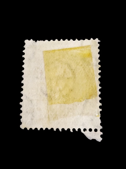 Rare 1930s Eire 2 Pinsin Green White Stamp with Tape on Back Used