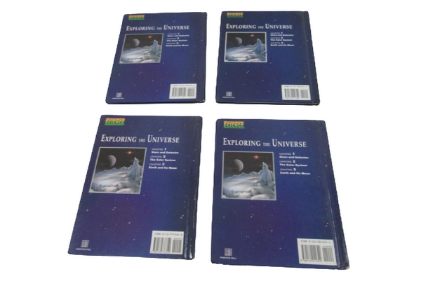 Lot of 4 Prentice Hall Exploring the Universe Textbooks 1st & 2nd Eds