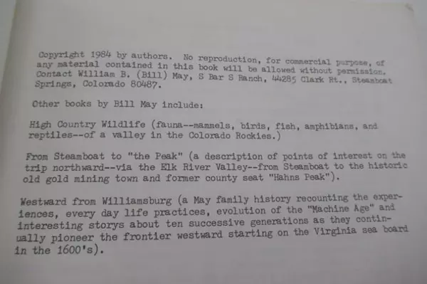 The Columbine Remembers: Poems by Anna B. May 1984 Vintage Paperback