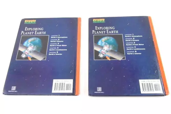 Lot of 2 Prentice Hall Exploring Planet Earth 3rd Edition Textbooks HC