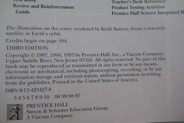 Lot of 2 Prentice Hall Exploring Planet Earth 3rd Edition Textbooks HC