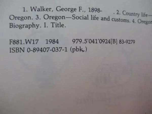 A Slice of Country Life by George F. Walker 1984 Vintage Paperback Book