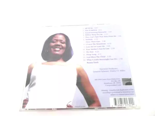 Vintage Lenanne Sylvester CD A Tribute To Lady Day 1998 Good Condition