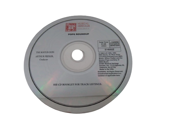 Vintage 1997 CD Pops Roundup Arthur Fiedler Boston Pops Orchestral Music