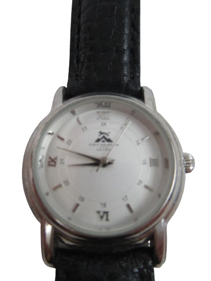 Speidel Women's Spirit Mountain Casino Watch Black Leather Strap H2O Proof