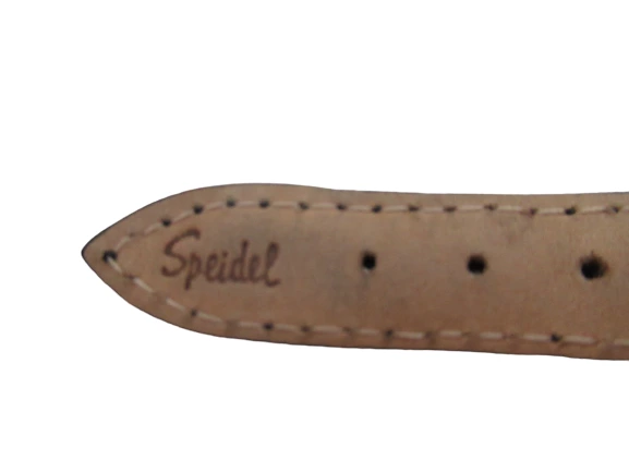 Speidel Women's Spirit Mountain Casino Watch Black Leather Strap H2O Proof