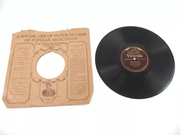 Amelita Galli-Curci 78rpm Record "Mah Lindy Lou" & "Memory Lane" 1924