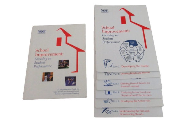 Lot of 7 NSSE 1997 School Improvement Workbooks & Student Performance Guide