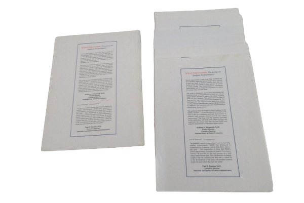 Lot of 7 NSSE 1997 School Improvement Workbooks & Student Performance Guide