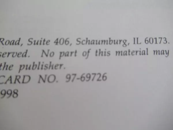 Lot of 7 NSSE 1997 School Improvement Workbooks & Student Performance Guide