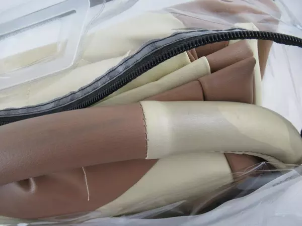 FH TLH Car Seat Covers Semi Universal Auto Accessory Set Cream Tan FH-PU021