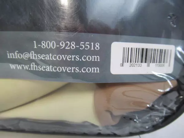 FH TLH Car Seat Covers Semi Universal Auto Accessory Set Cream Tan FH-PU021