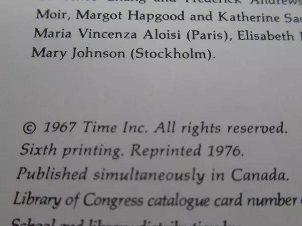 Vintage Time-Life Book Great Ages of Man Ancient China Hardcover 1967