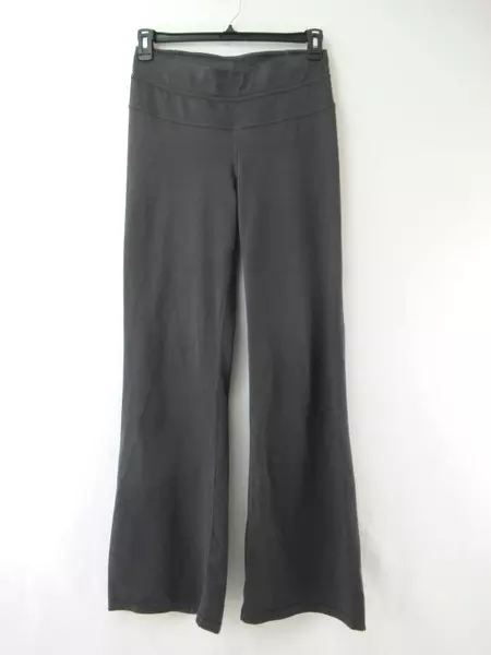 Adrienne Vittadini Women's Quick-Dry Leggings Pants Size M Gray Good Pre-Owned