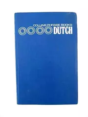 Collins Dutch Phrase Book by R.L. Hintzen Vintage 1972 Good Condition