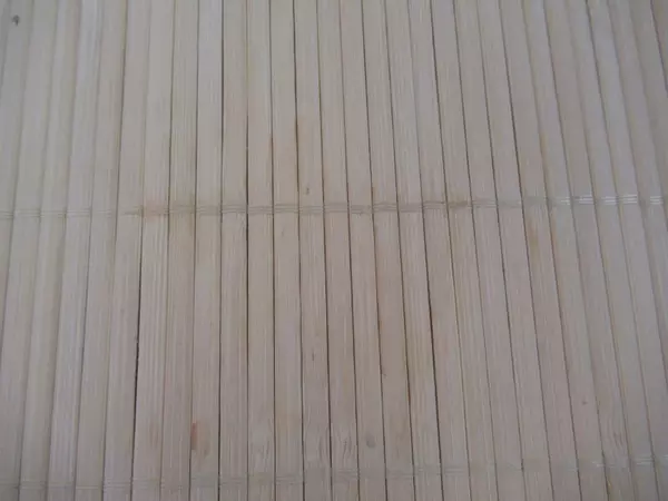 Lot of 2 Brown Bamboo Placemats Bohemian Woven Kitchen Decor