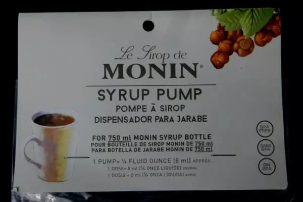 Le Sirop De Monin Syrup Pump Dispenser 750ml Monin Bottle Coffee Flavor P230