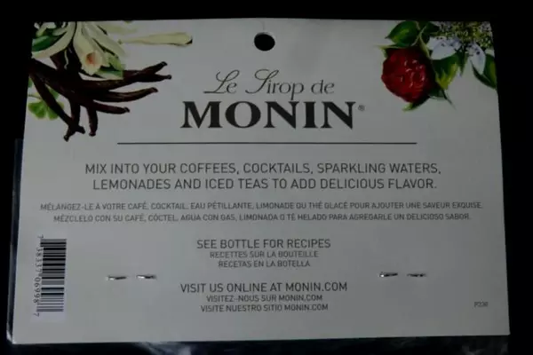 Le Sirop De Monin Syrup Pump Dispenser 750ml Monin Bottle Coffee Flavor P230