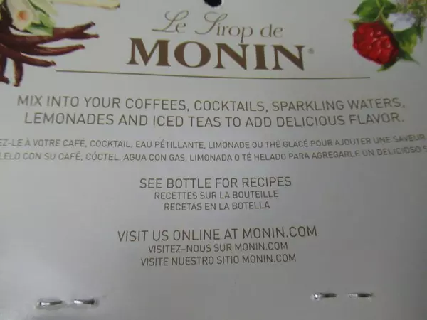 Le Sirop De Monin Syrup Pump Dispenser For 1 Liter Monin Syrup Bottle Flavor