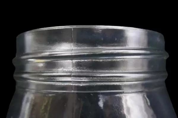 Lot of 5 Clear Glass Jars Mold 2 Wedding Vases Crafts Rustic Upcycle