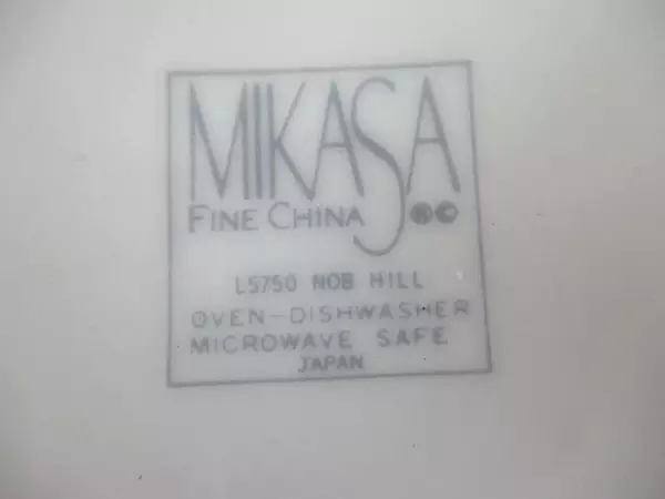 Set of 3 Vintage Mikasa Nob Hill Cups 4 Saucers Floral Fine China Octagon L5750