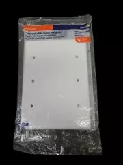 Leviton Unbreakable Nylon Wall Plate PJ33W 7"x5" - Great Condition