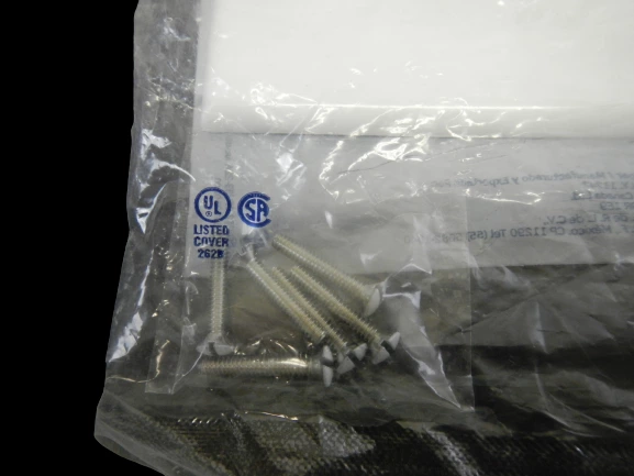 Leviton Unbreakable Nylon Wall Plate PJ33W 7"x5" - Great Condition